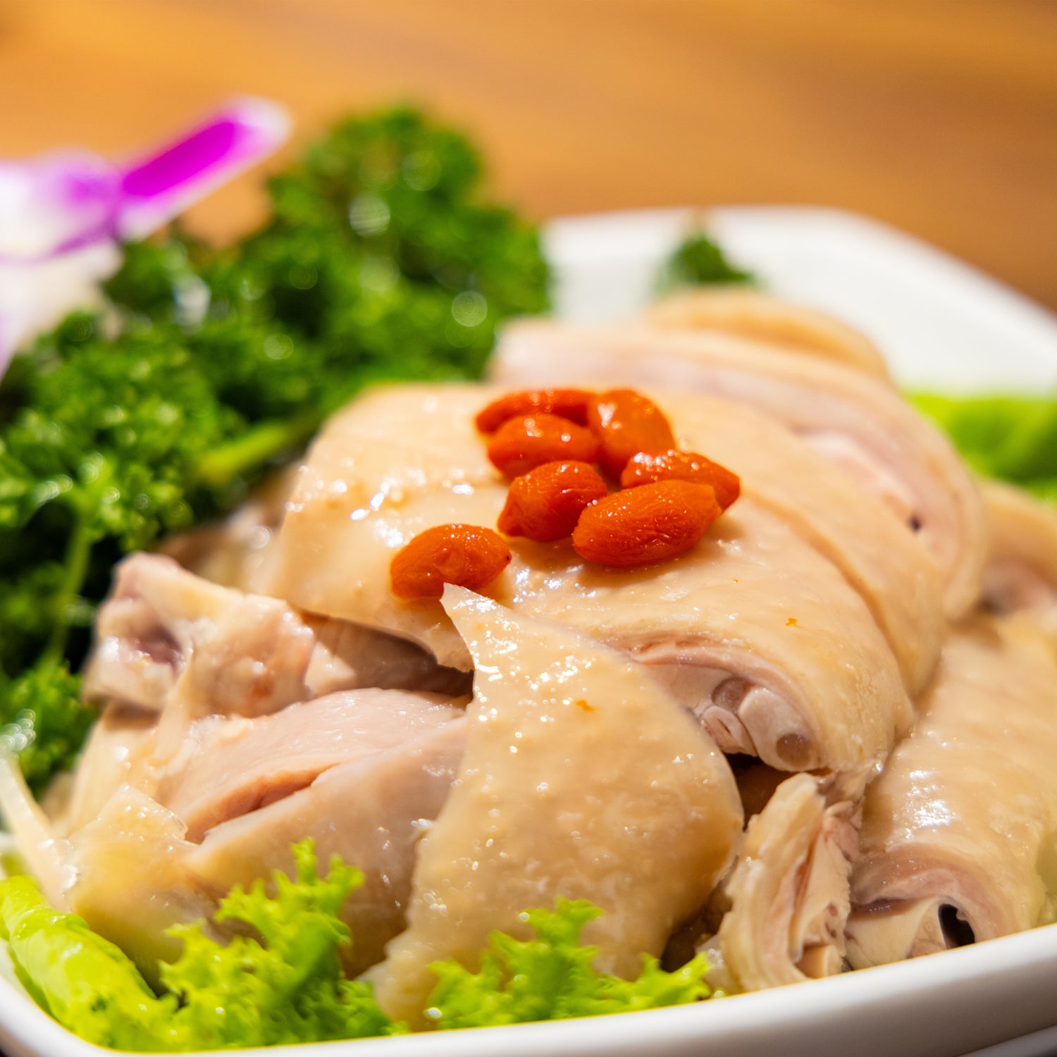 Delicate Steamed Chicken Delight